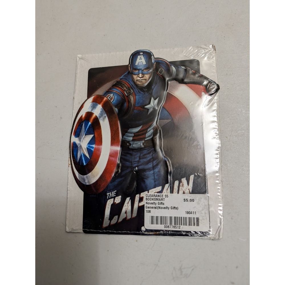 Marvel Captain America Tin Sign Bedroom Decor 7x5.75